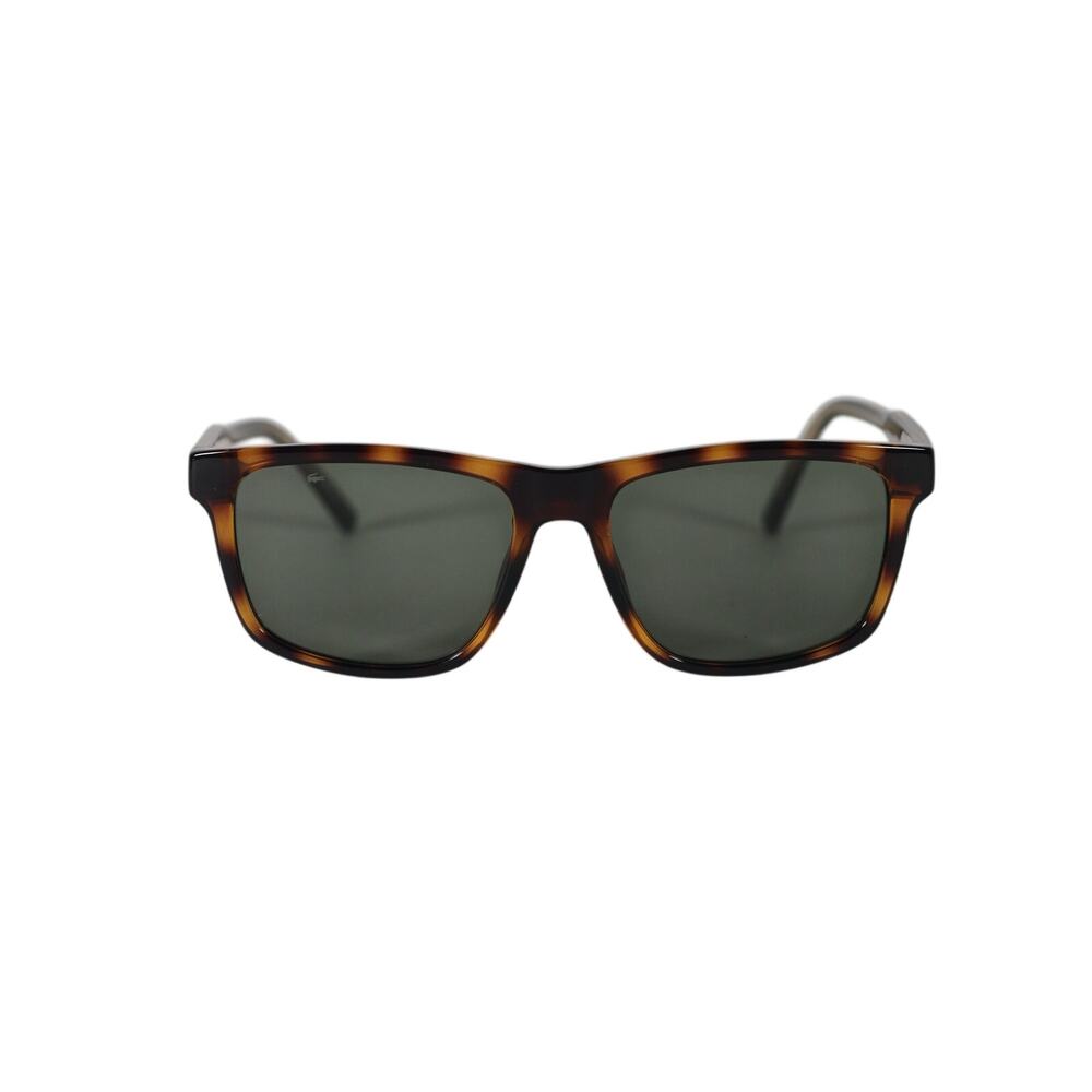 Lacoste Men's Square Lightweight Sunglasses - Tortoise / Green - NWT